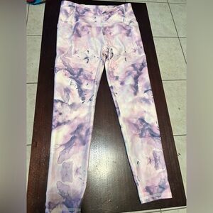 Women's Purple Tie-Dye Leggings